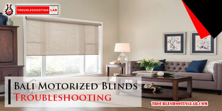 Bali Motorized Blinds Troubleshooting-Fi