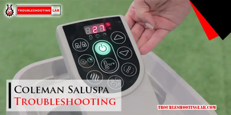 Coleman Saluspa Troubleshooting-Fi