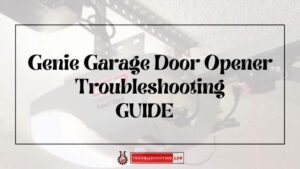 Genie Garage Door Opener Troubleshooting: Fixing Red Light Blinking