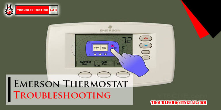 Emerson Thermostat Troubleshooting-Fi