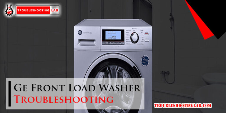 Ge Front Load Washer Troubleshooting-Fi