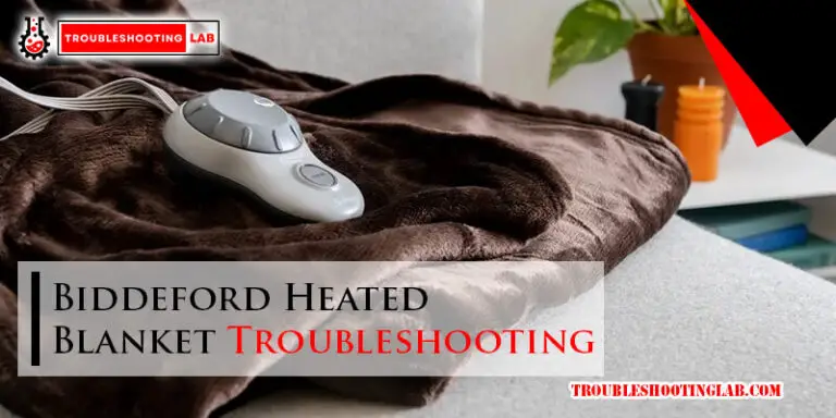 Biddeford Heated Blanket Troubleshooting-Fi