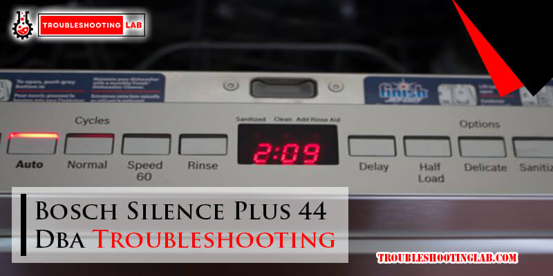 Bosch Silence Plus 44 Dba Troubleshooting-Fi