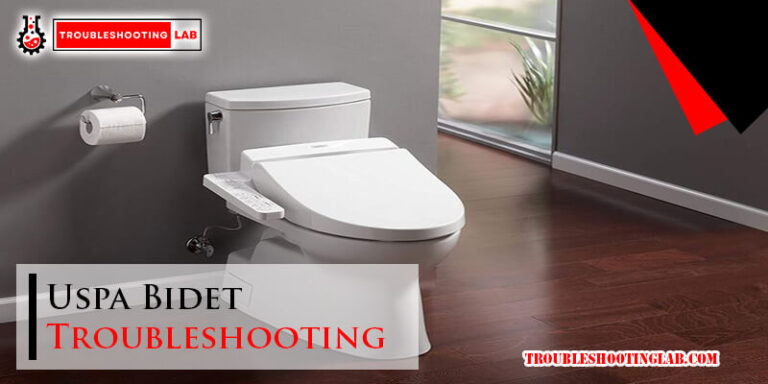 Uspa Bidet Troubleshooting-Fi