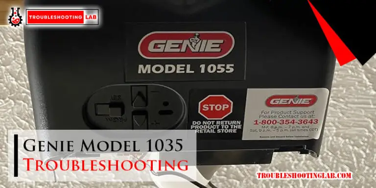 Genie Model 1035 Troubleshooting-Fi