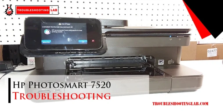 Hp Photosmart 7520 Troubleshooting