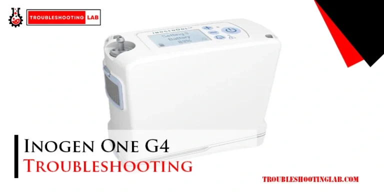 Inogen One G4 Troubleshooting