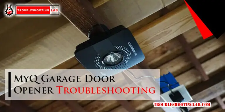 MyQ Garage Door Opener Troubleshooting-Fi