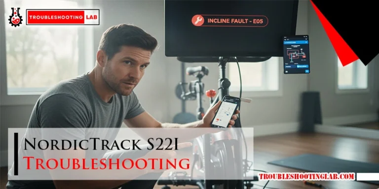 NordicTrack S22I Troubleshooting
