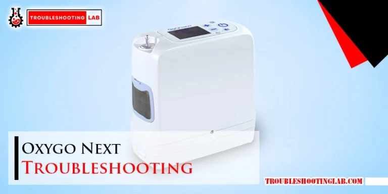 Oxygo Next Troubleshooting