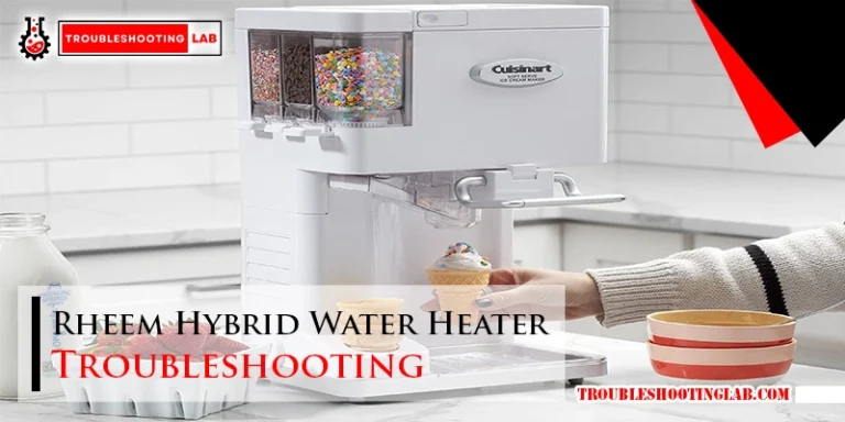 Rheem Hybrid Water Heater Troubleshooting