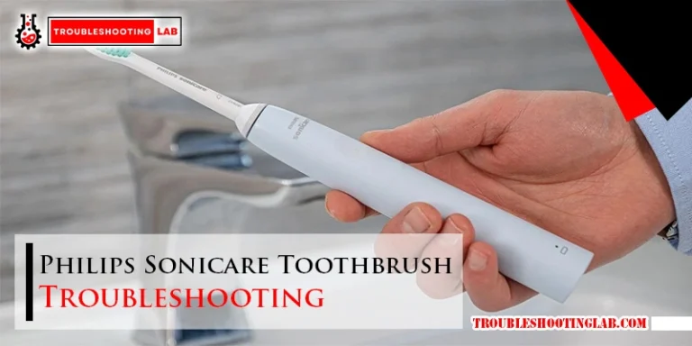 Philips Sonicare Toothbrush Troubleshooting