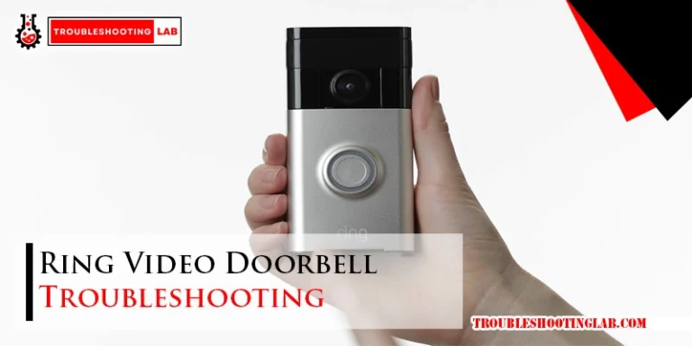 Ring Video Doorbell Troubleshooting