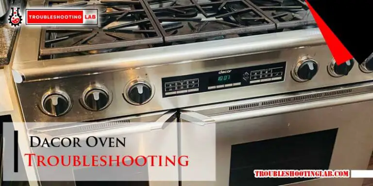 Dacor Oven Troubleshooting