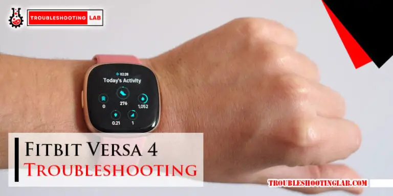 Fitbit Versa 4 Troubleshooting-FI