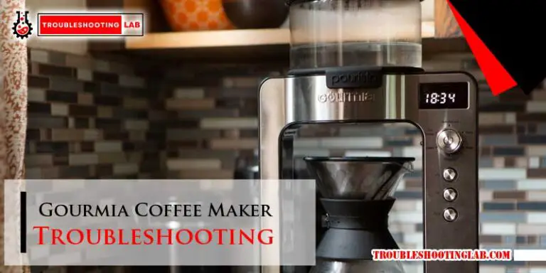 Gourmia Coffee Maker Troubleshooting