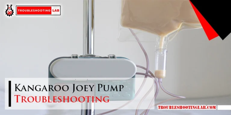 Kangaroo Joey Pump Troubleshooting