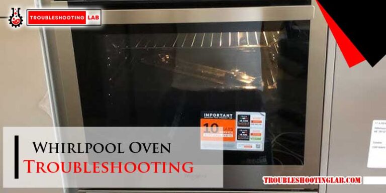 Whirlpool Oven Troubleshooting