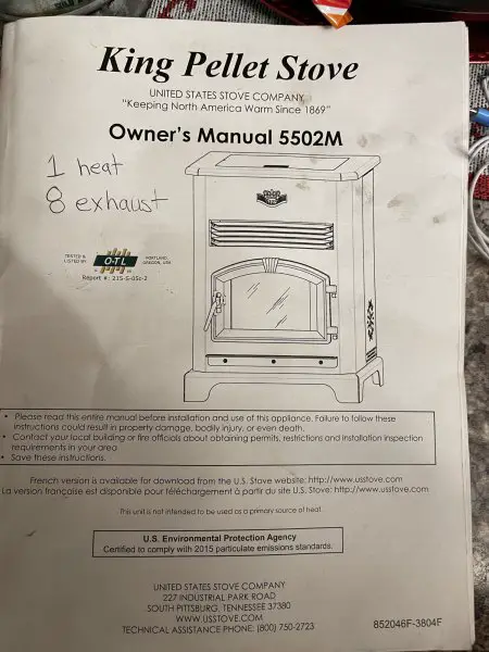 King Pellet Stove Troubleshooting