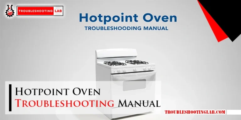 Hotpoint Oven Troubleshooting Manual