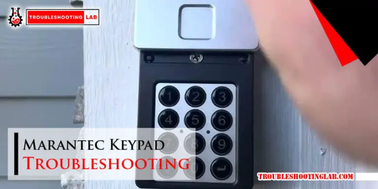 Marantec Keypad Troubleshooting