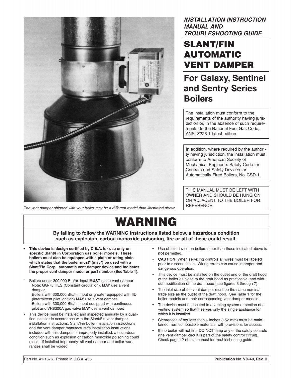 Slant Fin Boiler Troubleshooting