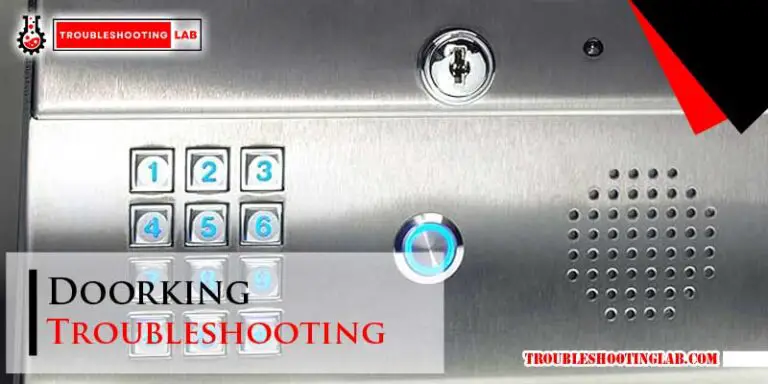 Doorking Troubleshooting