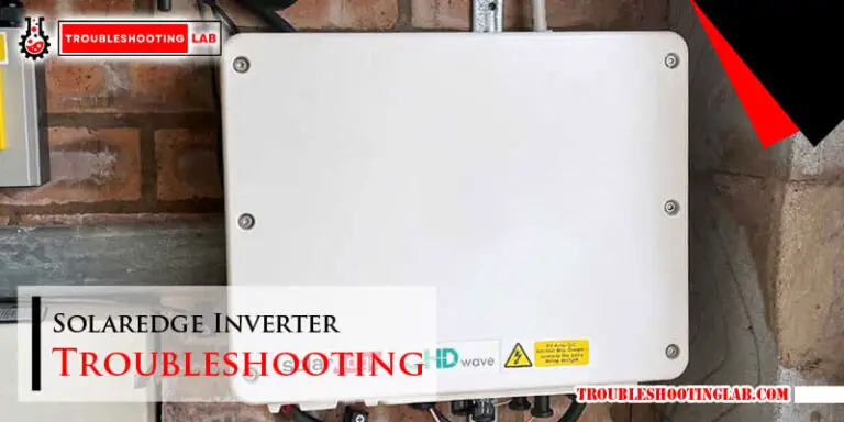 Solaredge Inverter Troubleshooting