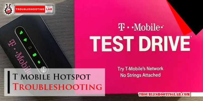 T Mobile Hotspot Troubleshooting