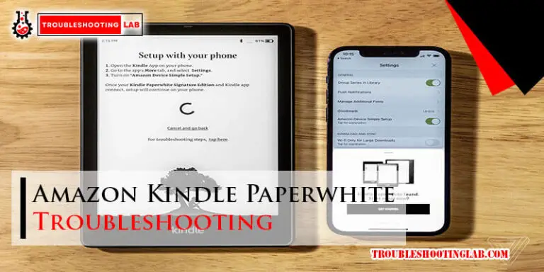 Amazon Kindle Paperwhite Troubleshooting-Fi