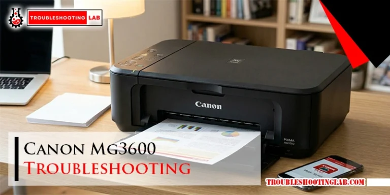 Canon Mg3600 Troubleshooting