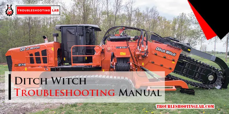 Ditch Witch Troubleshooting Manual-Fi