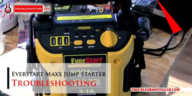 Everstart Maxx Jump Starter Troubleshooting