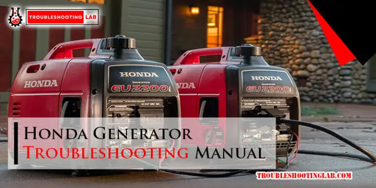 Honda Generator Troubleshooting Manual-Fi