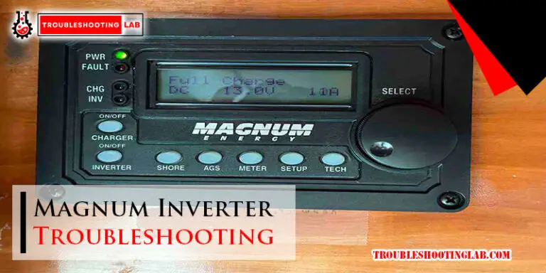 Magnum Inverter Troubleshooting-Fi