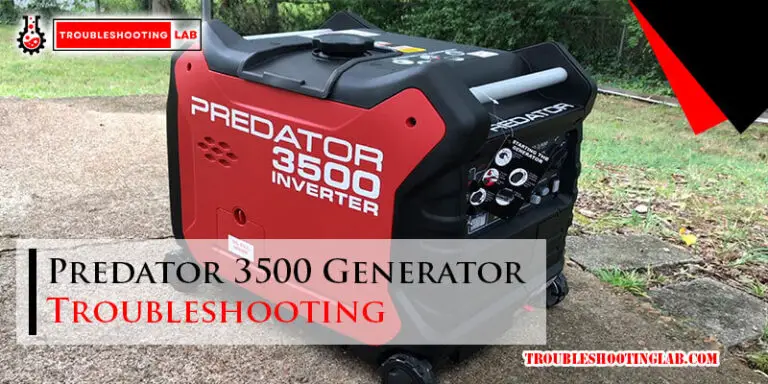 Predator 3500 Generator Troubleshooting-Fi