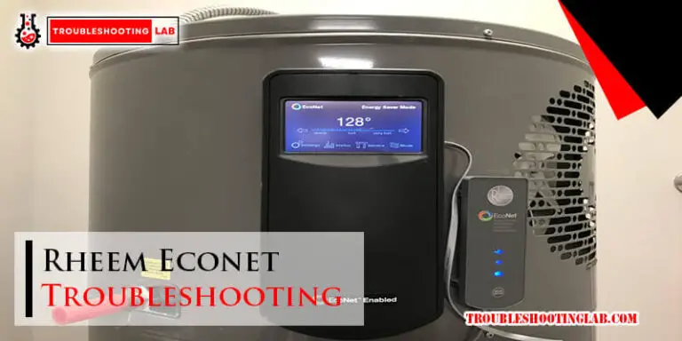 Rheem Econet Troubleshooting-Fi