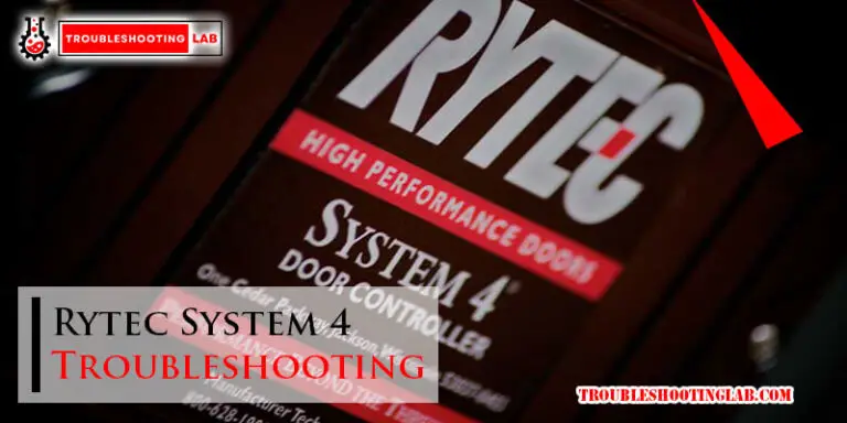 Rytec System 4 Troubleshooting-Fi