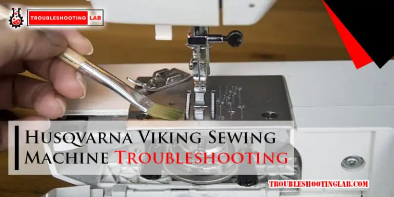 Husqvarna Viking Sewing Machine Troubleshooting-Fi