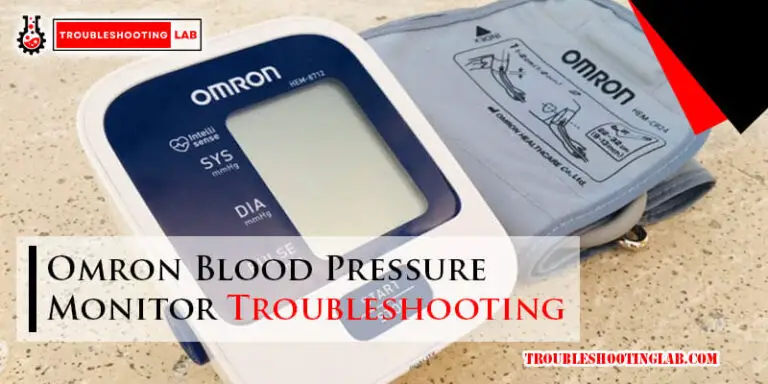 Omron Blood Pressure Monitor Troubleshooting-Fi