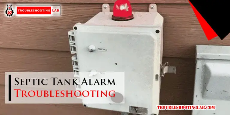 Septic Tank Alarm Troubleshooting-Fi