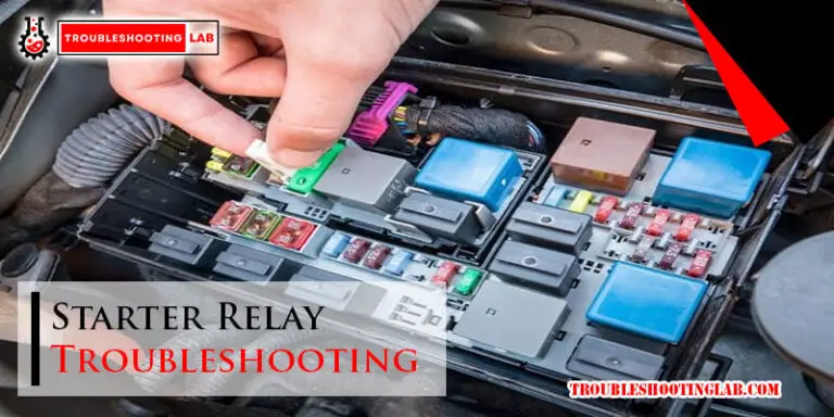 Starter Relay Troubleshooting-Fi