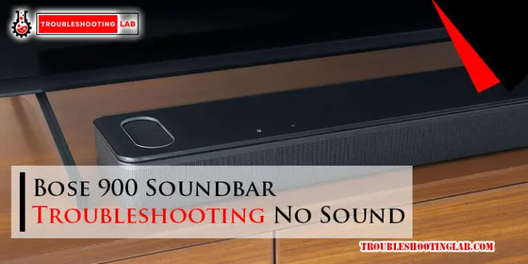 Bose 900 Soundbar Troubleshooting No Sound-Fi
