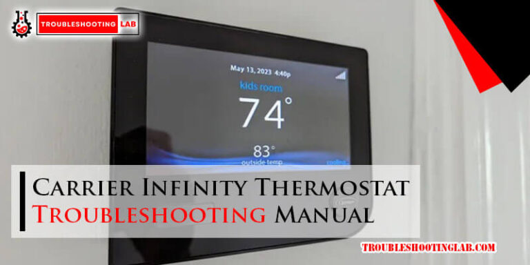 Carrier Infinity Thermostat Troubleshooting Manual-Fi