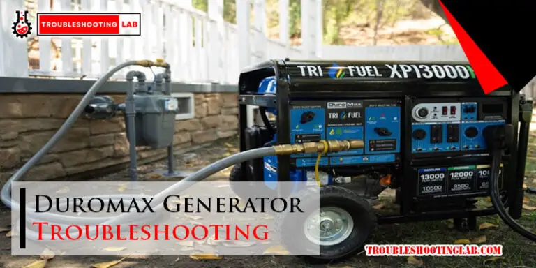 Duromax Generator Troubleshooting-Fi