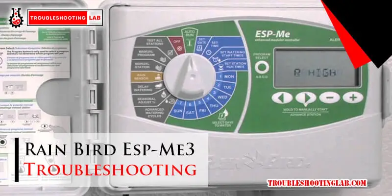 Rain Bird Esp-Me3 Troubleshooting-Fi