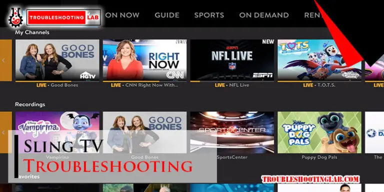 Sling TV Troubleshooting-Fi