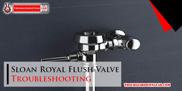 Sloan Royal Flush Valve Troubleshooting-Fi
