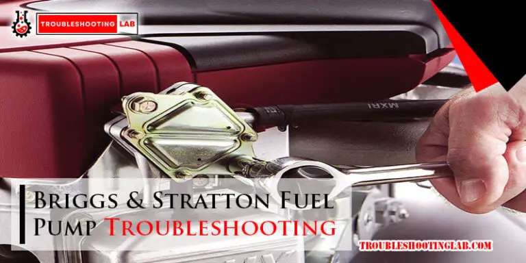 Briggs & Stratton Fuel Pump Troubleshooting-Fi