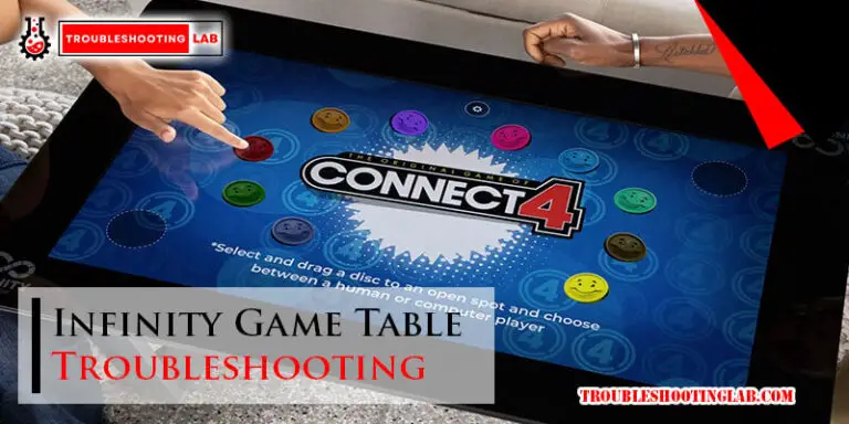 Infinity Game Table Troubleshooting-Fi